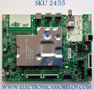 MAIN PARA TV LG / NUMERO DE PARTE EBU66473502 / EAX69487906 / 1H1L0099-0005 / XU17L3A0HS / PANEL NC430TQG-AAKH1 / MODELO 43UP8000PUR.BUSYLJM  / DISPLAY LC430DQC (SP)(A1) / 43UP8000PUR